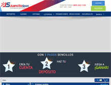 Tablet Screenshot of juancitosport.com.do